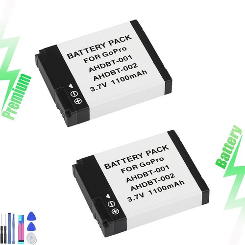 Batteria per gopro - 2x,